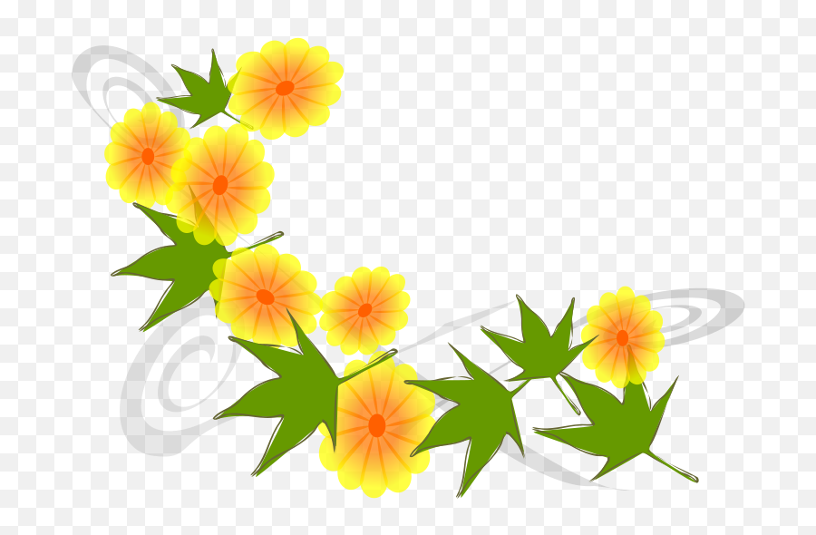 200 Free Yellow Flowers U0026 Flower Vectors - Pixabay Flores Amarelas Desenho Png,Transparent Flower Emoji