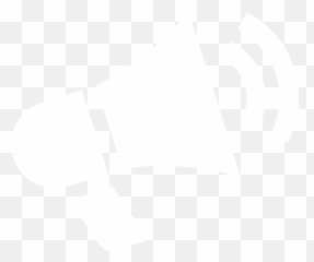 Centre Promotions - Megaphone White Icon Png