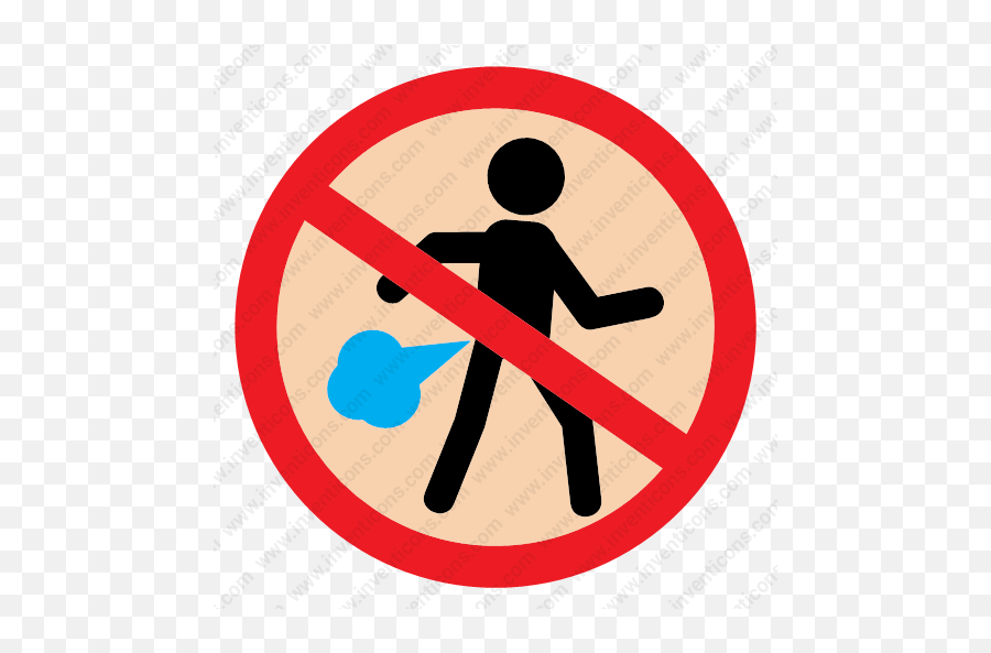Farting Anywhere Vector Icon - Traffic Sign Png,Farting Icon