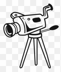 Black And White Camera Drawing - Clip Art Library Transparent Video Camera Drawing png