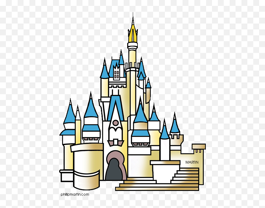 Disney Castle Clipart Transparent - Disney Cinderella Castle Clipart Png,Disney Castle Transparent Background