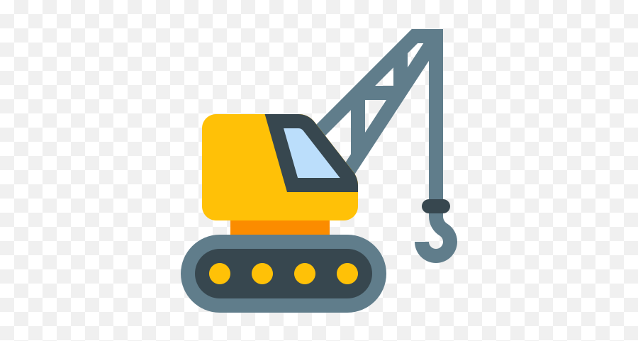 Crane Icon - Free Download Png And Vector Crane Flat Icon Png,Crane Png