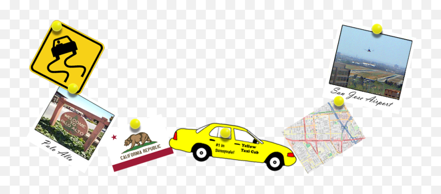 Download Yellow Taxi Cab California - Everyday Iu0027m Shufflin Taxi Png,Taxi Cab Png