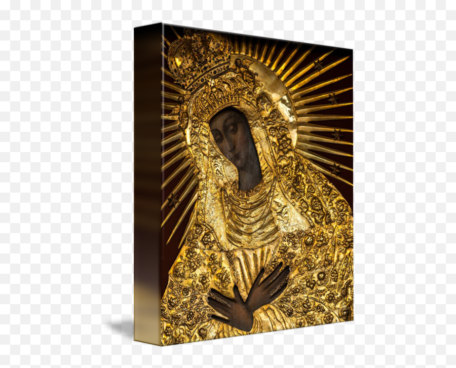 Our Lady Of Grace The Gate Dawn Icon Vilnius By Magdalena Walulik - Gates Of Dawn Png,Holy Bible Icon