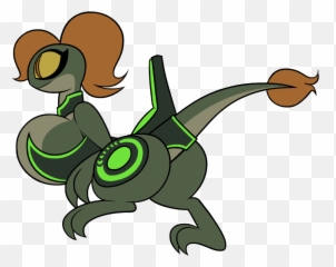 Patreon Request A Raptor Babe Mount - Cartoon Clipart Fictional Character png
