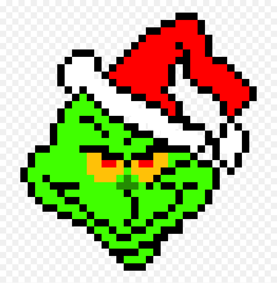Grinch Stole Bead Pattern - Grinch Perler Bead Pattern Png,The Grinch Png