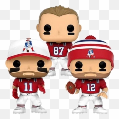 Covetly Funko Pop Football New England Patriots 3 - Pack png