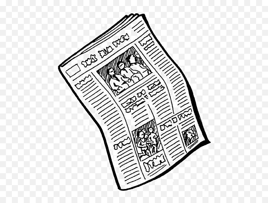 Newspaper Transparent Clipart - Newspaper Clipart No Background Png,Newspaper Transparent