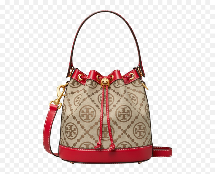 T Monogram Jacquard Bucket Bag - Tory Burch T Monogram Jacquard Bucket Bag Png,Icon Stella Red Jacket