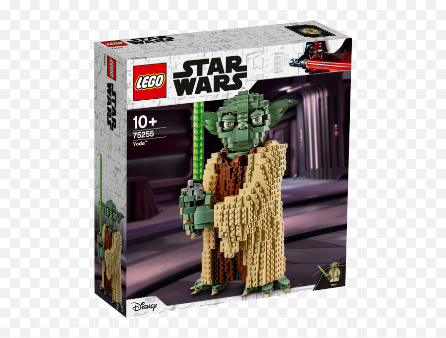 75255 Yoda Lego Star Wars - Yoda Star Wars Lego Png,Yoda Png
