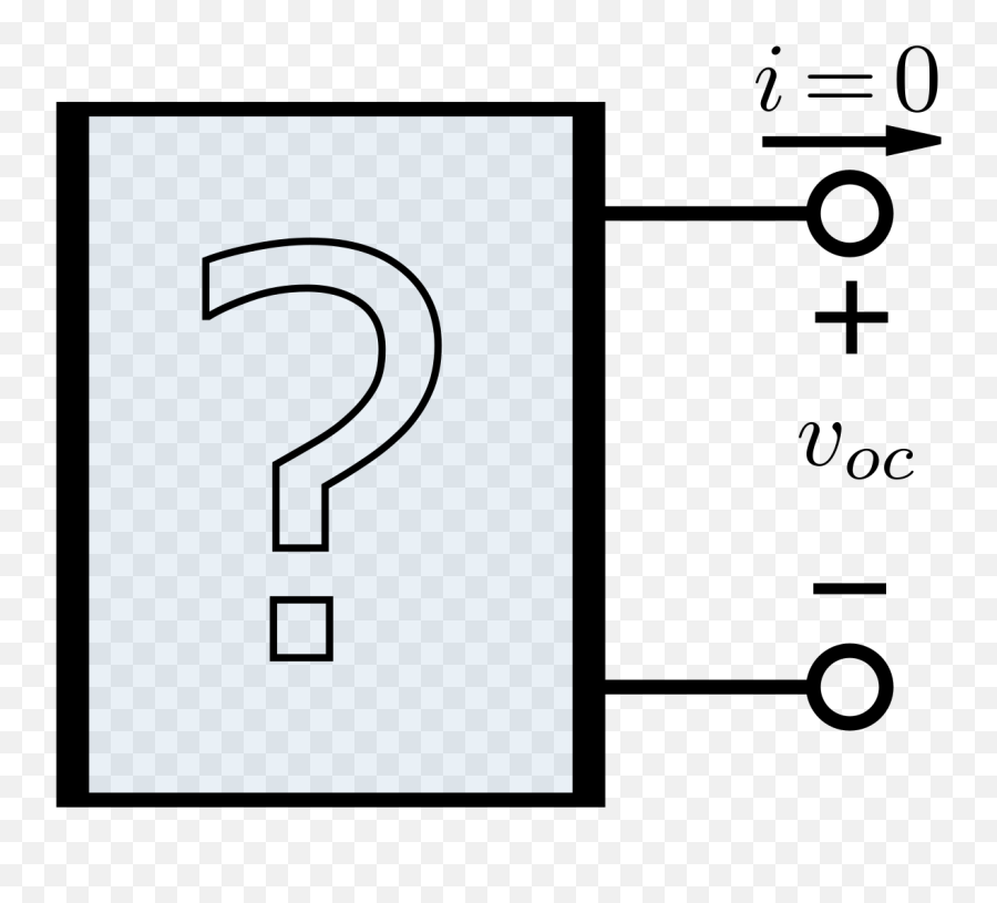 Open - Circuit Voltage Wikipedia Voltaje De Circuito Abierto Png,Power Disconnect Icon