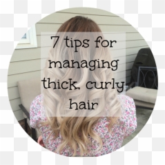 7 Tips For Managing Thick Curly Hair - The Samantha Show Hair Design png