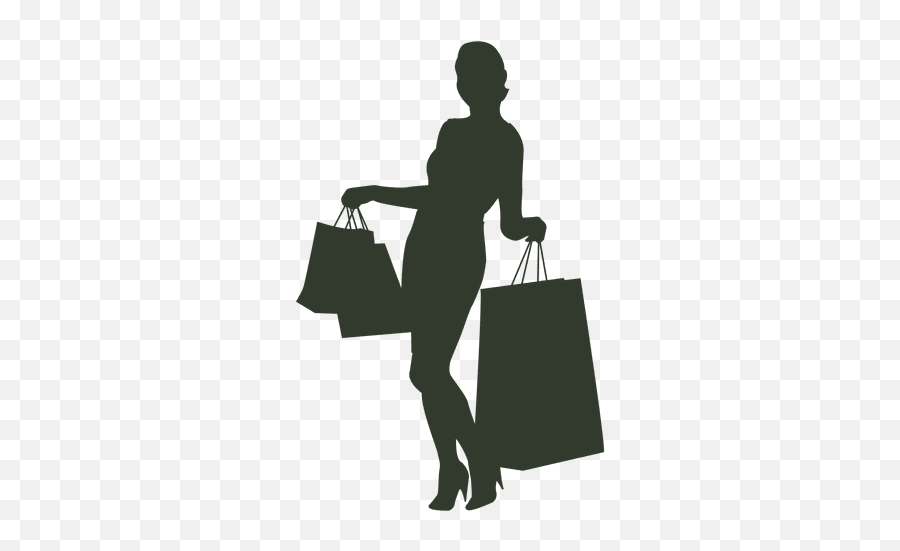 Bags Graphics To Download - Shopping Silhouette Png,Shopping Bags Icon