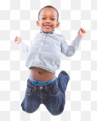 Child Playing Png - Black Kid Transparent Kids White With Background