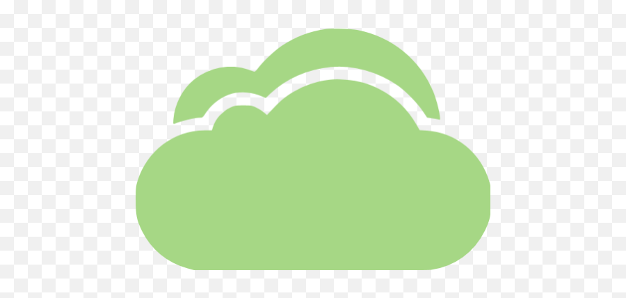 Guacamole Green Cloud 3 Icon - Free Guacamole Green Cloud Icons Black Cloud Logo Png,Green Cloud Icon