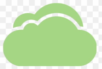 Guacamole Green Cloud 3 Icon - Free guacamole icons Black Cloud Logo Png