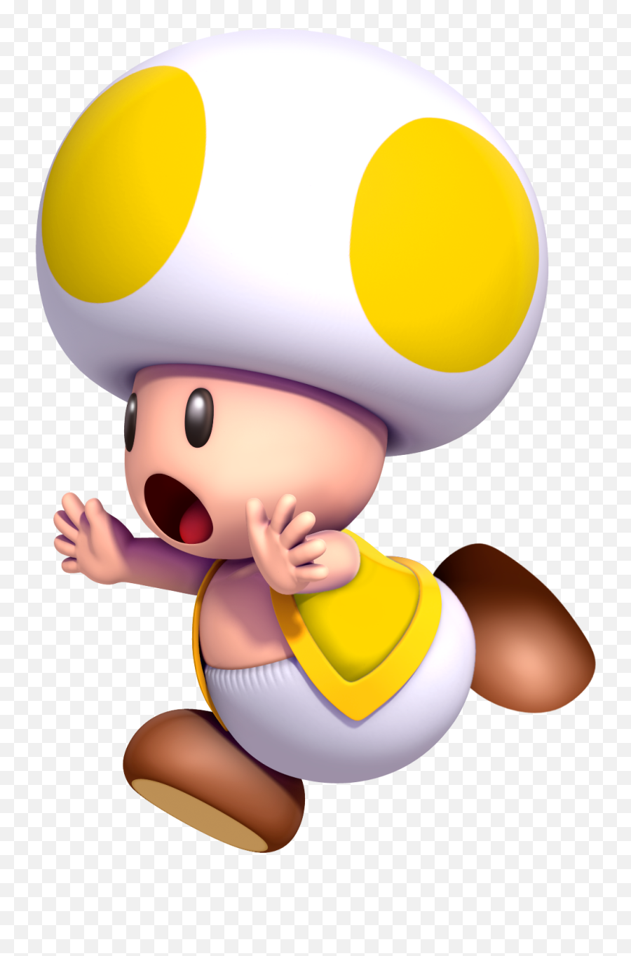 Nintendo Clipart Toad Mario - Super Mario Yellow Toad Png Super Mario Yellow Toad,Nintendo Characters Png