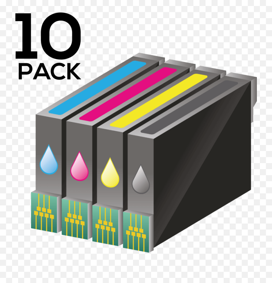 711 - 714 Ink Cartridges 10 Pack Epson Ink Deal Computer Orbit Horizontal Png,Ink Cartridge Icon