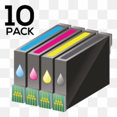 711 - 714 Ink Cartridges 10 Pack Epson Deal Computer Orbit Horizontal png