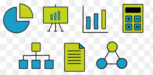 Finance Calculator Processes Icons - Free vector graphic png