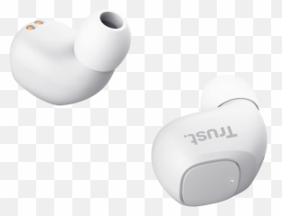 Trustcom - Nika Compact Bluetooth Wireless Earphones white Language png