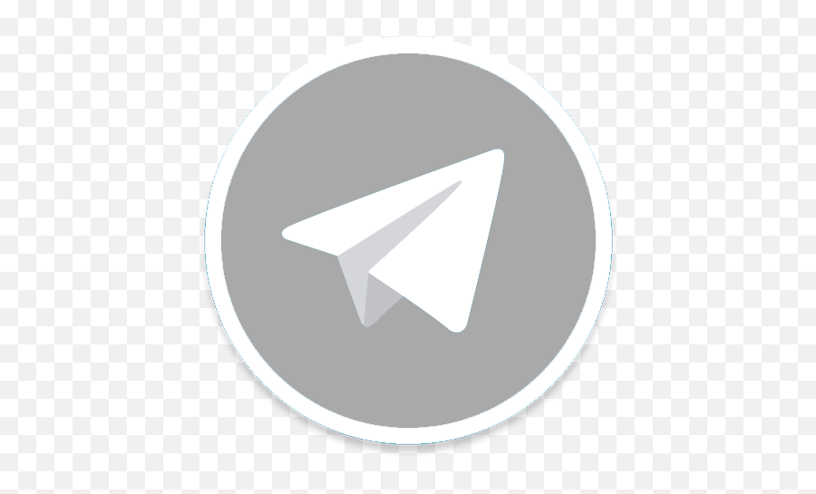 Telegram Png Download - Gray Telegram Icon U2013 Free Download,Telegram Icon