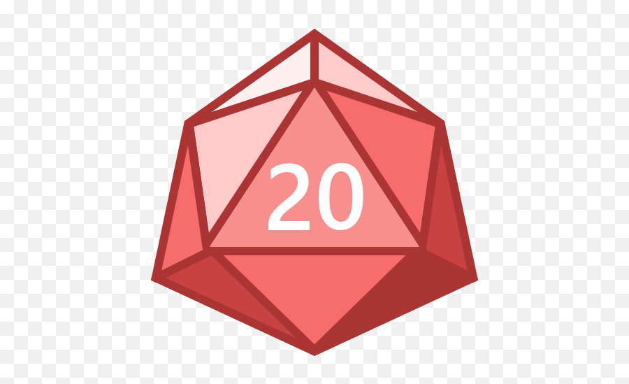 Icosahedron Icon In Office Style Png D20 Dice