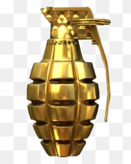 Download Grenade Transparent Gold - Png
