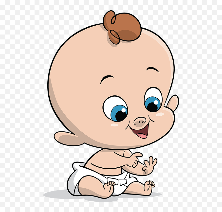 Baby Illustration Png 4 Image - Happy Face,Cartoon Baby Png