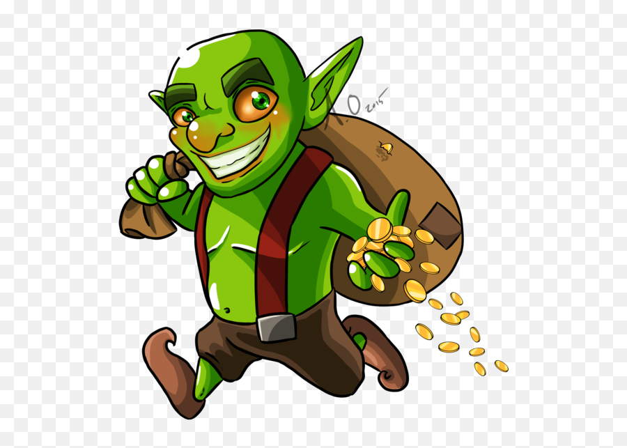 Clash Of Clans Goblin Hq Png Image - Loot Goblin,Green Goblin Png