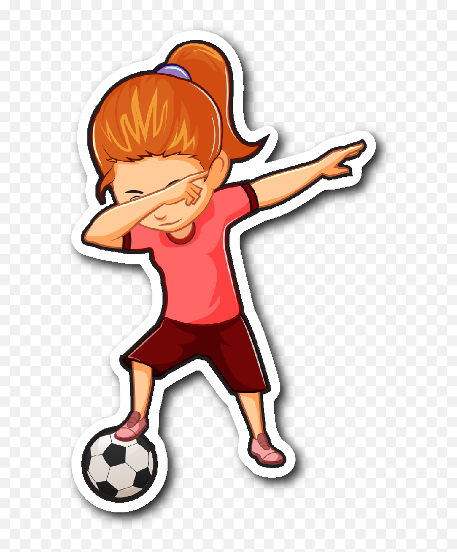 Spongebob Caveman Png - Funny Dabbing Dance Soccer Sticker Clipart Boy Soccer,Caveman Png