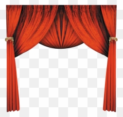 Red Curtain Png - This Photos Is Red Curtains About