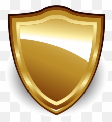 Gold Shield Png 3 Image - Golden Shield Vector Png