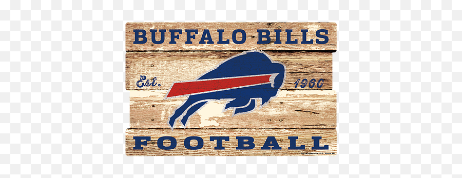 Buffalo Bills Sign 19inx30in - Whale Png,Buffalo Bills Logo Image