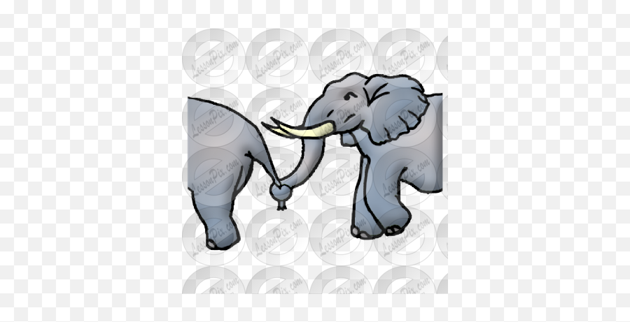 Elephant Picture For Classroom Therapy Use - Great Clip Art Png,Elephant Clipart Transparent