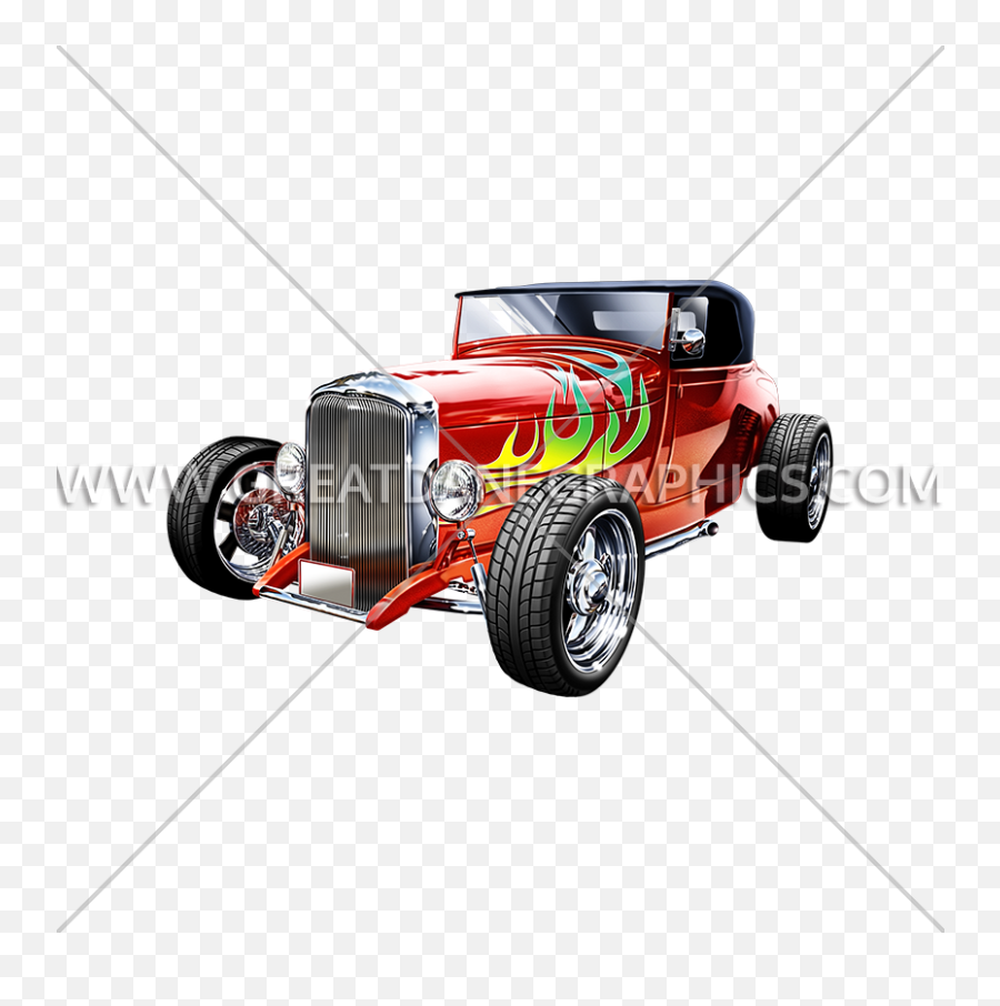 Flame Clipart Hot Rod - Antique Car Png,Hot Rod Png