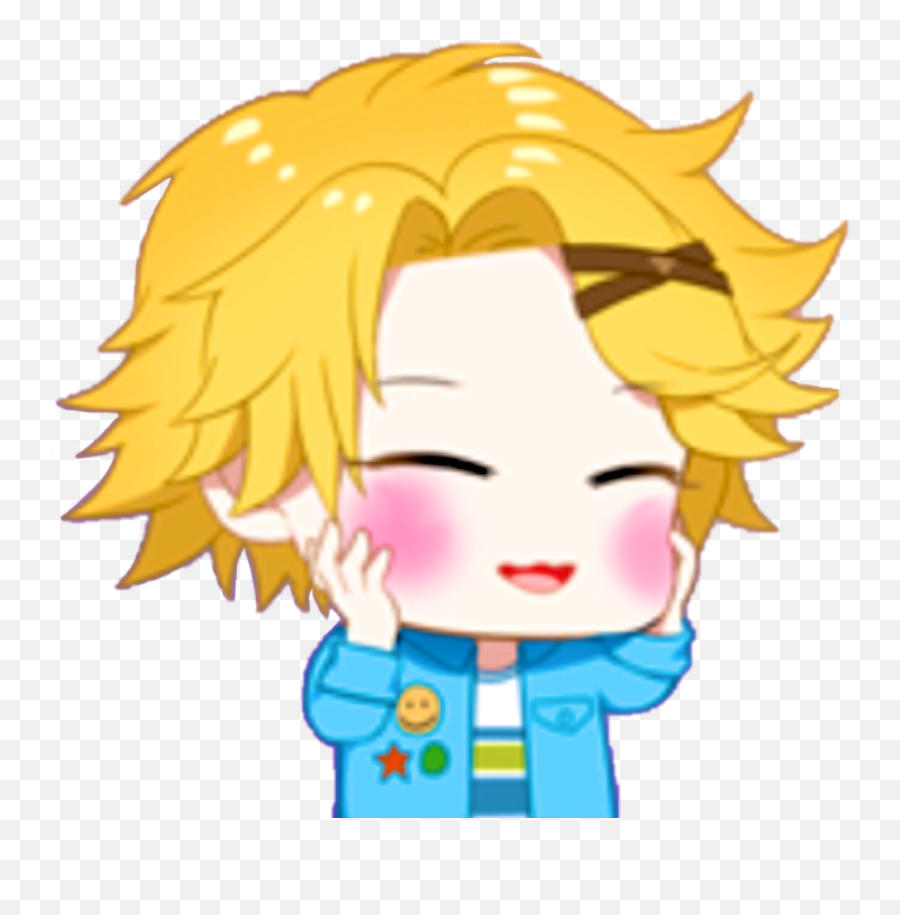 Download Blush Yoosung - Mystic Messenger Emojis Transparent Mystic Messenger Yoosung Stickers Png,Emojis Transparent Background