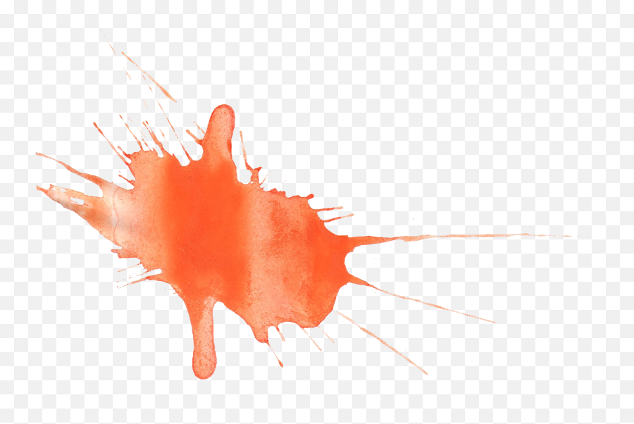 Blood Splatter Watercolor Clipart Transparent Png - 110k,Ink Splatter Png