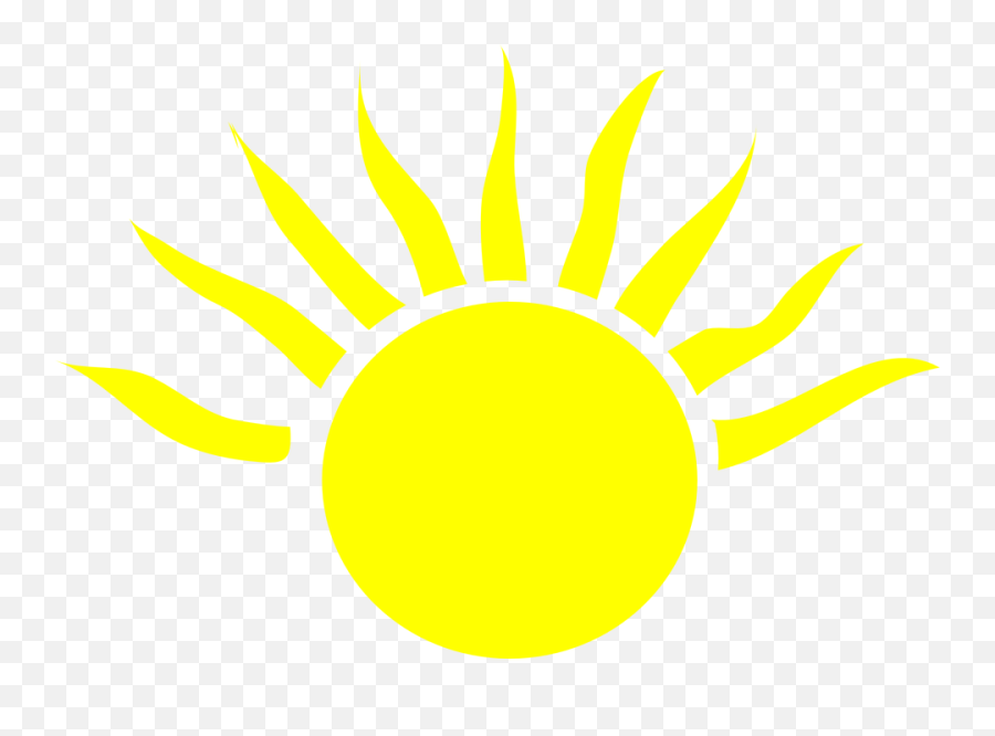 Download Hd Yellow Sun Light Half Bright Shine - Mitad Cartoon Sun Black  Background Png,Half Sun Png - free transparent png images 