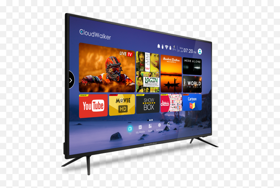 Download Bring Home The Smartest Smart Tv - Television Png Lcd Display,Smart Tv Png