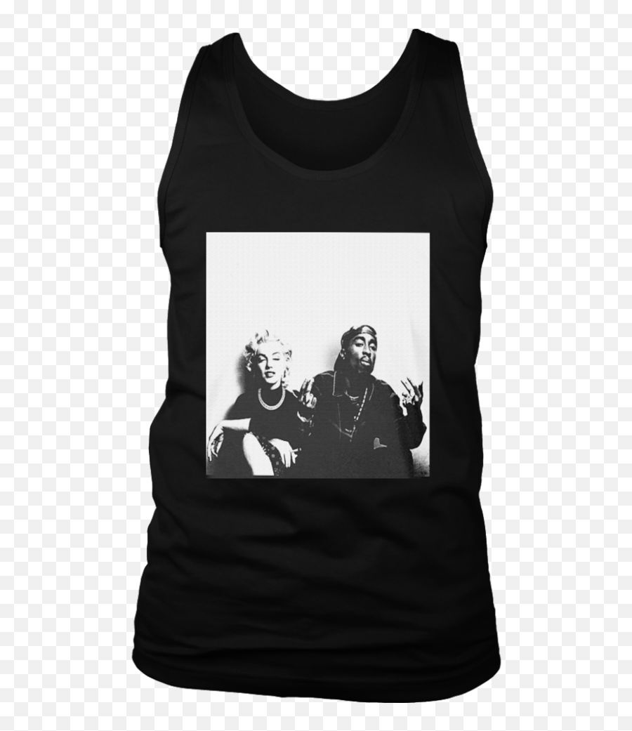 Tupac Shakur U0026 Marilyn Monroe T - Shirt U2013 Tee Cream No Pain No Gain Magikarp Png,2pac Png
