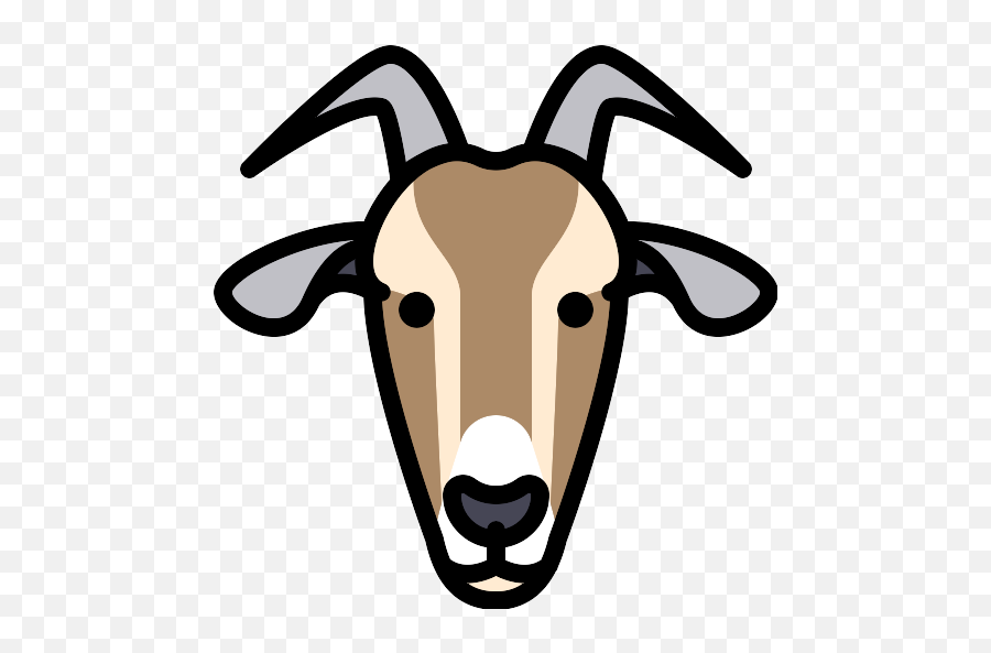 Multicolor Goat Png Icons And Graphics - Png Repo Free Png Icons Icon Goat Head Black And White,Goat Transparent Background