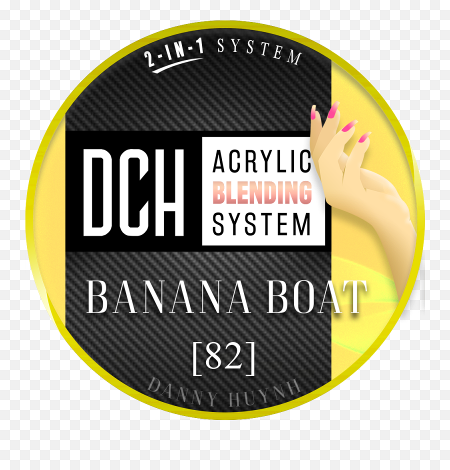 Banana Boat Dch Acrylic Blending System - Circle Png,Banana Boat Logo