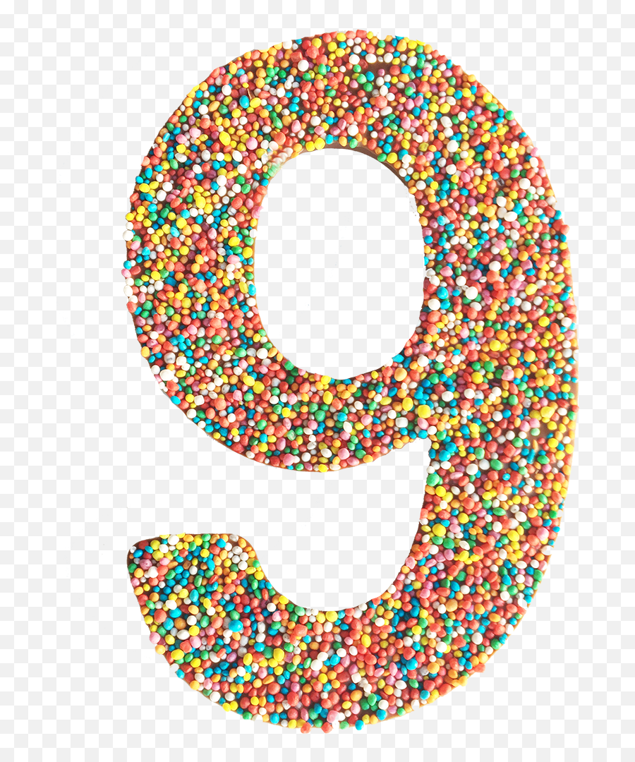 Chocolate Freckle Number 9 Png