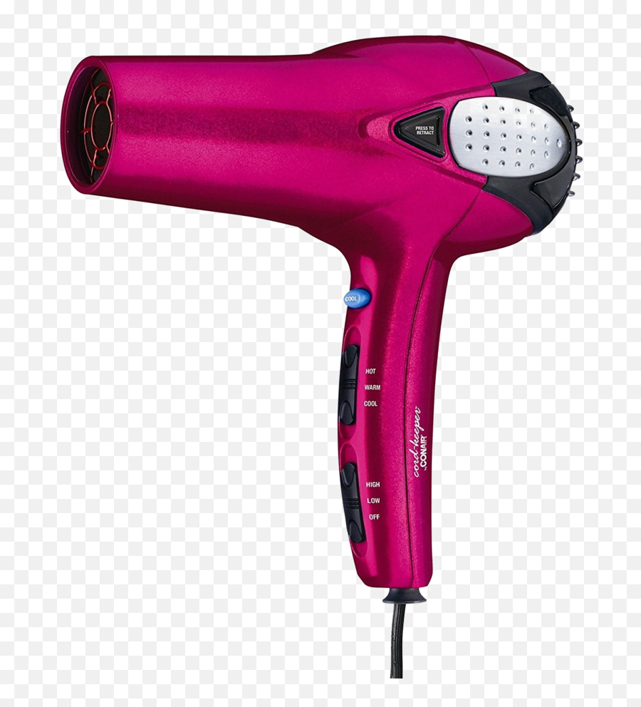 Hair Dryer Png Clipart - Transparent Background Blow Dryer Png,Hair Dryer Png