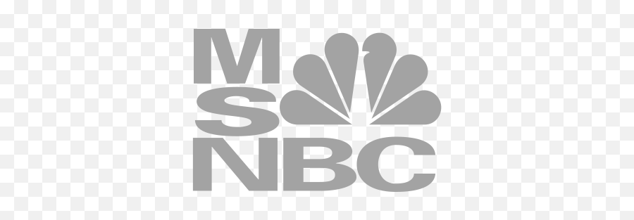 Msnbc - Msnbc Logo Black And White Png,Msnbc Logo