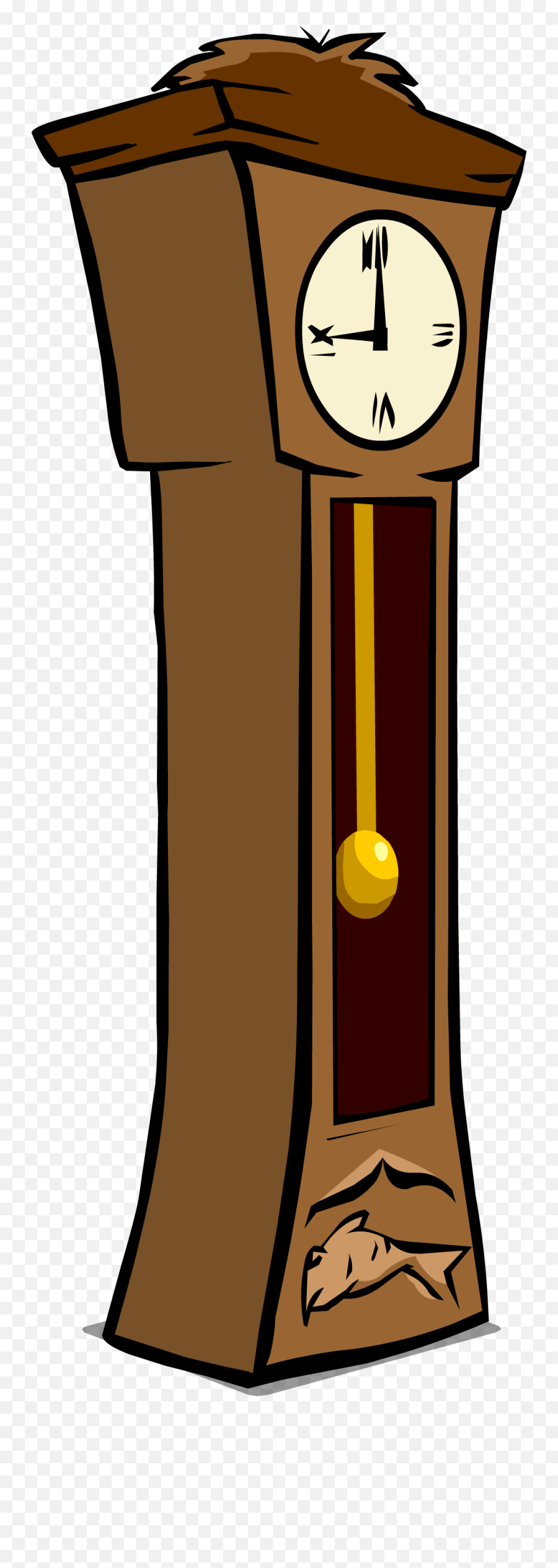 Cartoon Grandfather Clock Png Free - Grandfather Clock Cartoon Png,Grandfather  Clock Png - free transparent png images 