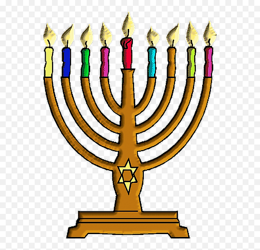 Menorah - Many Candles Are On A Menorah Png,Hanukkah Png