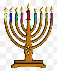 Menorah - Many Candles Are On A Menorah Png,Hanukkah Png