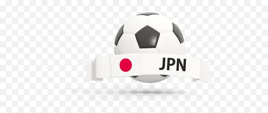 Football With Banner Illustration Of Flag Japan - Illustration Png,Banner Icon Png